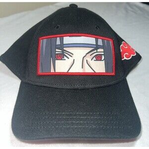Naruto Shippuden Collection Black SnapBack Hat/Cap OSFA Viz Media Rare New #ML